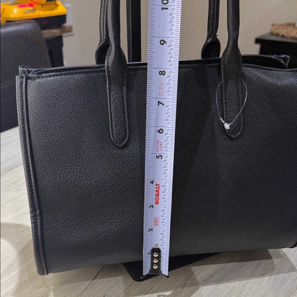Rae Dunn Black Satchel Bag